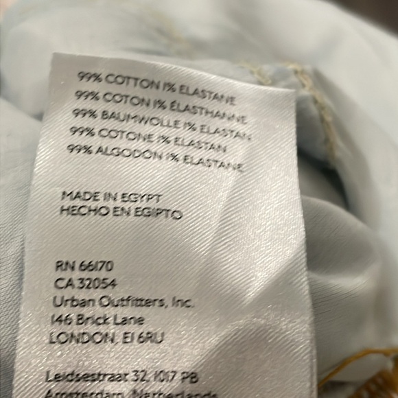 BDG x urban outfitters y2k light blue denim flare jeans size 27 - Picture 6 of 6